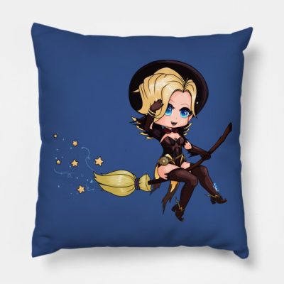 Just Witch Things Throw Pillow Official Overwatch Merch