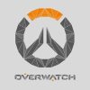Overwatch Geometric Logo Throw Pillow Official Overwatch Merch