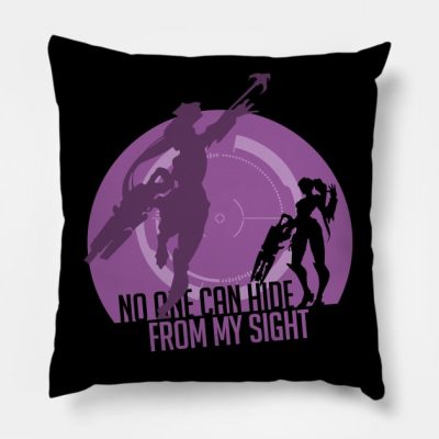 Overwatch Widowmaker Infra Sight Throw Pillow Official Overwatch Merch