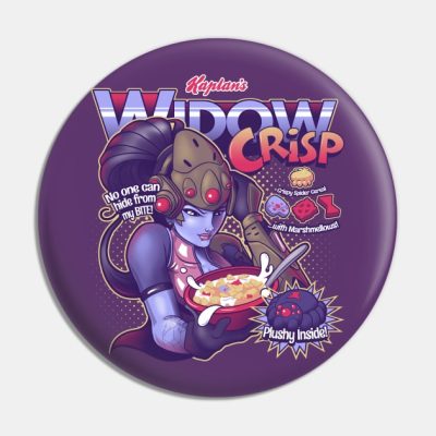 Widow Crisp Pin Official Overwatch Merch