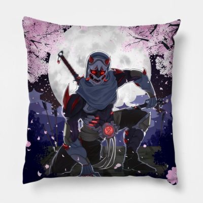 Oni Genji Throw Pillow Official Overwatch Merch