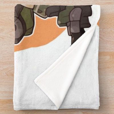Cute Bastion Throw Blanket Official Overwatch Merch
