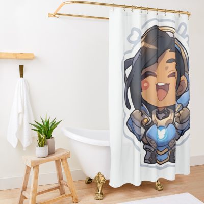 Cute Pharah Shower Curtain Official Overwatch Merch