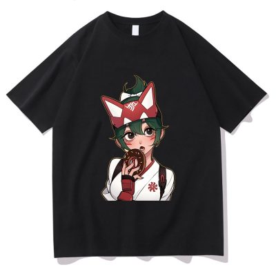 Kiriko Overwatch 2 Harajuku T shirts WOMEN 100 Cotton T Shirts Doughnut Tshirts Kawaii Cute Popular - Overwatch Shop